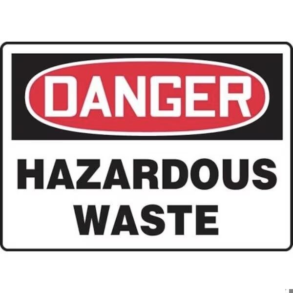 Accuform OSHA DANGER SAFETY SIGN HAZARDOUS FRMCHL295VS FRMCHL295VS - main